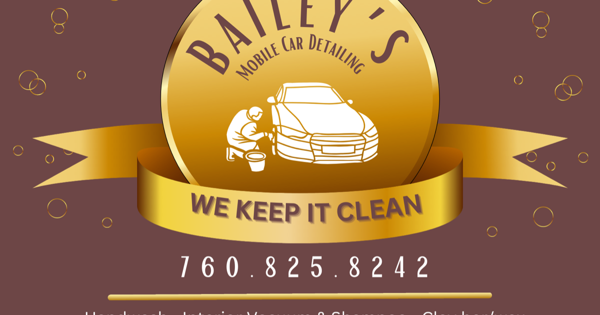 Baileys Mobile Car Detailing, Clay Bar and Wax package 399.00 with
