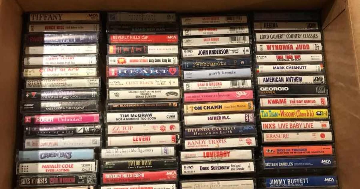 Used Cassette Tapes (see list of cassettes in photos) for $1 in Atlanta ...