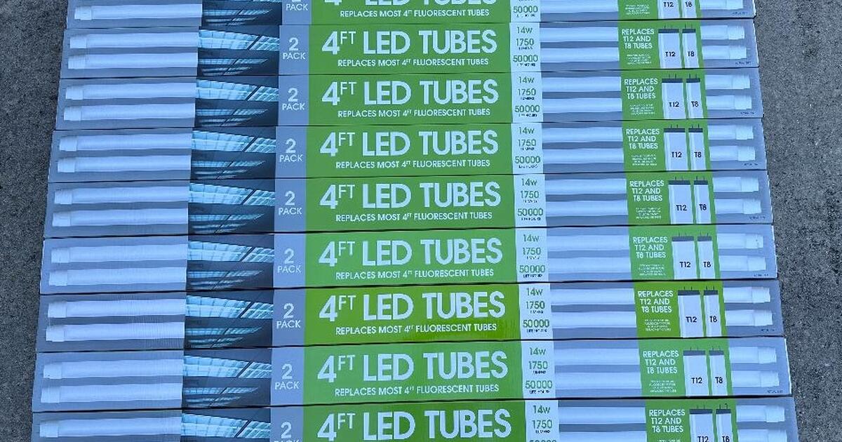 Newinbox LED Replacement Tube Lamps for T8/T12 Fluorescent Fixtures
