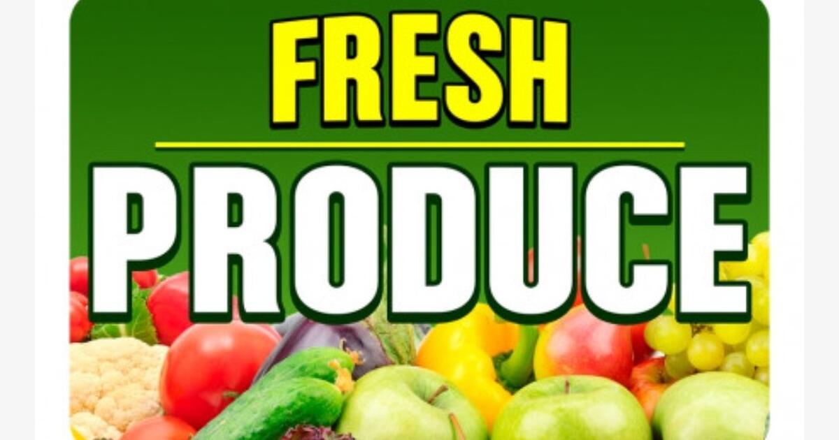 New Produce Stand Alert!! (Melbas Thrift Store On DUFF RD) for 1 in