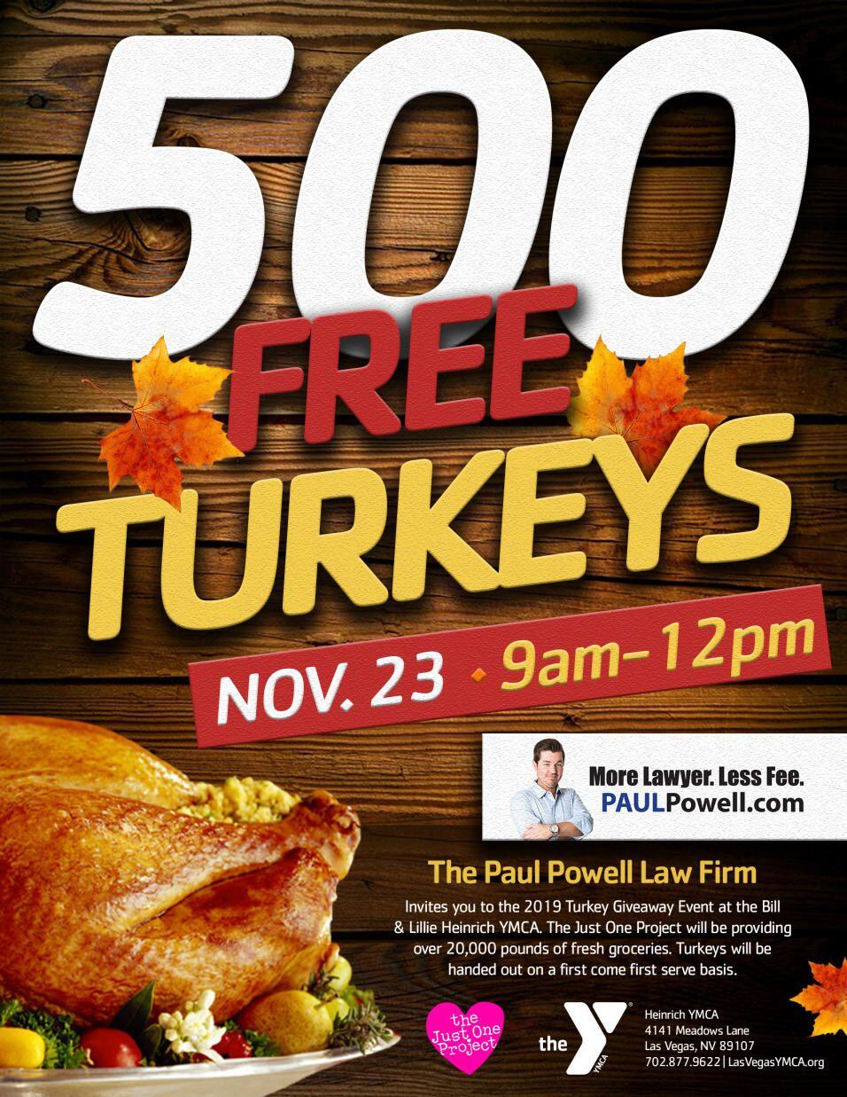 Thanksgiving Giveaway - The Paul Powell Law Firm