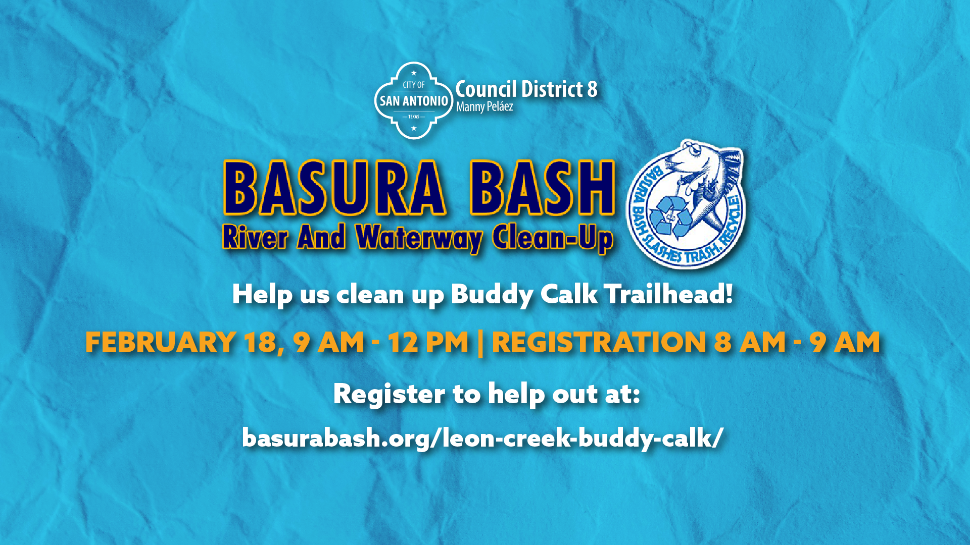 Help us clean up Buddy Calk Trailhead by volunteering for the 2023