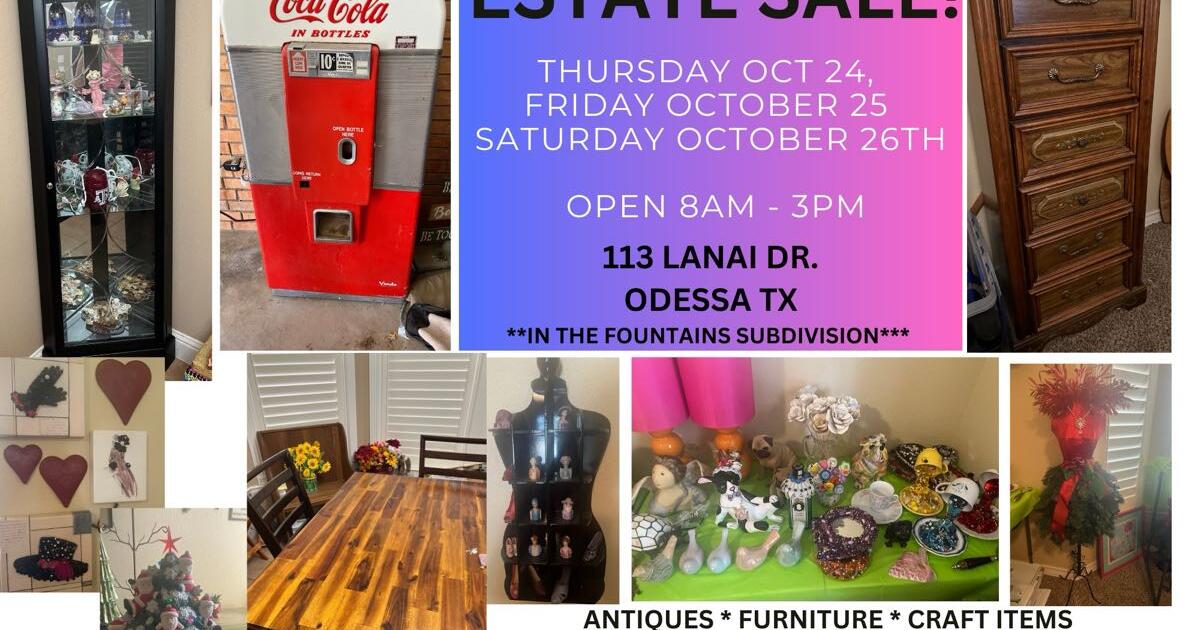 Estate Sale - Odessa, TX in Odessa, TX | For Sale & Free — Nextdoor