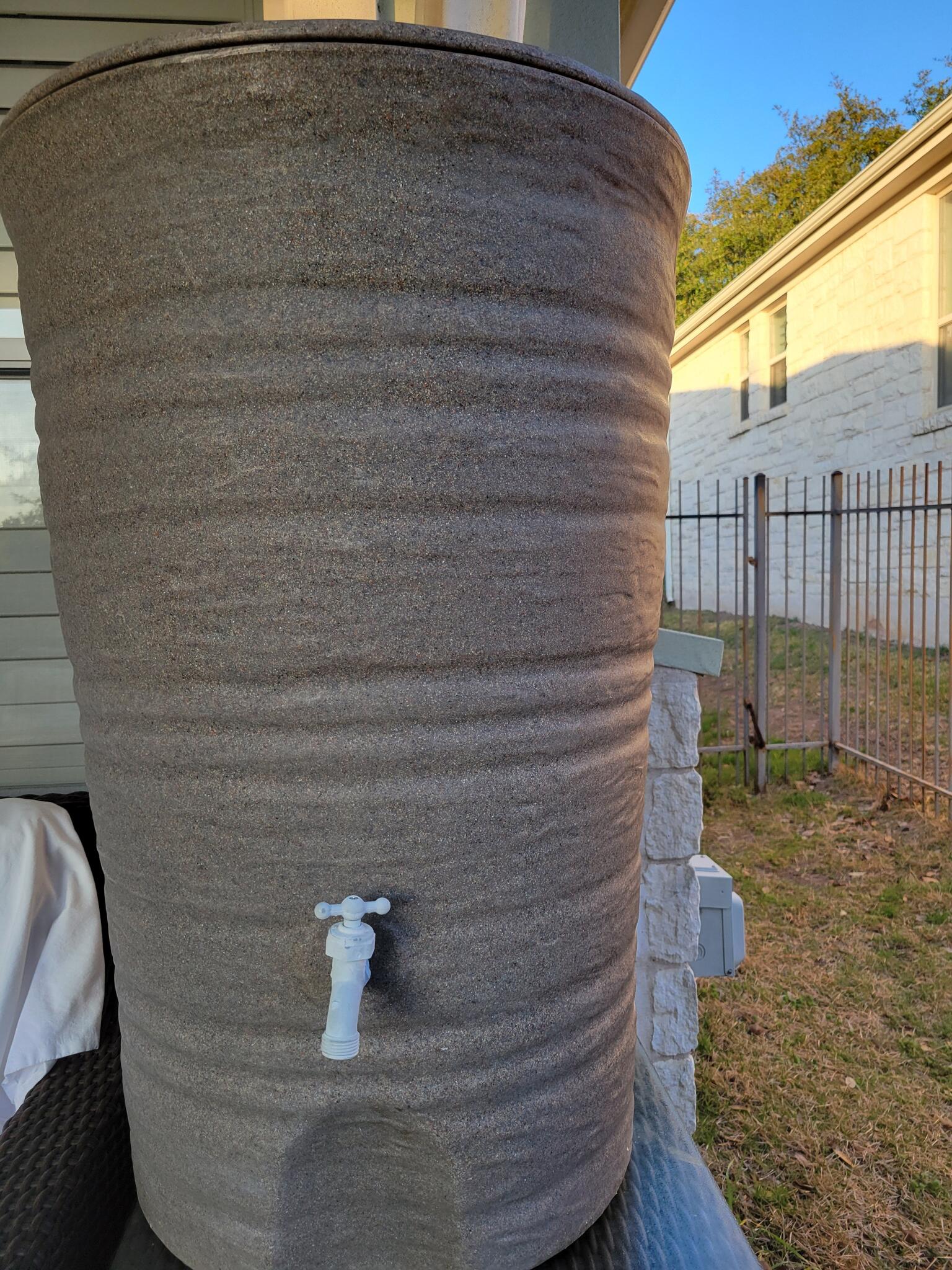 Fiskars rain barrel for 30 in Lago Vista, TX For Sale & Free — Nextdoor