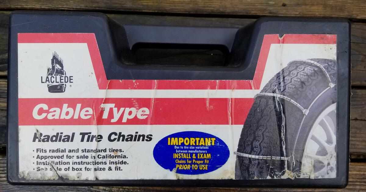 NEW Laclede Cable Radial Tire Chains Car Auto Snow Ice Traction P235