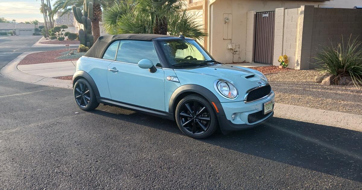 2011 Mini Cooper S Turbo Convertible Tiffany Blue LOW MILES GREAT ...