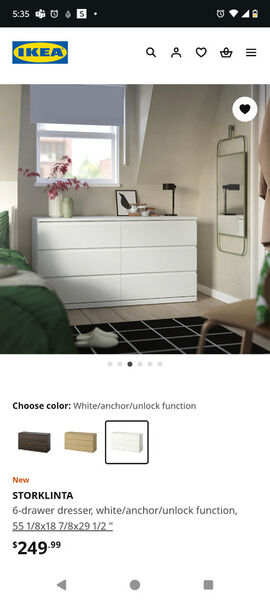IKEA White STORKLINTA 6-Drawer Dresser Added Glass Top For $100 In New York, NY | For Sale & Free Nextdoor IKEA White STORKLINTA 6-Drawer Dresser Added Glass Top For $100 In New York, NY | For Sale & Free Nextdoor