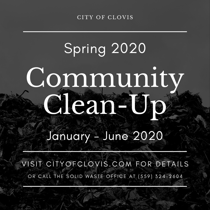 Spring 2020 Community CleanUp (City of Clovis) — Nextdoor — Nextdoor