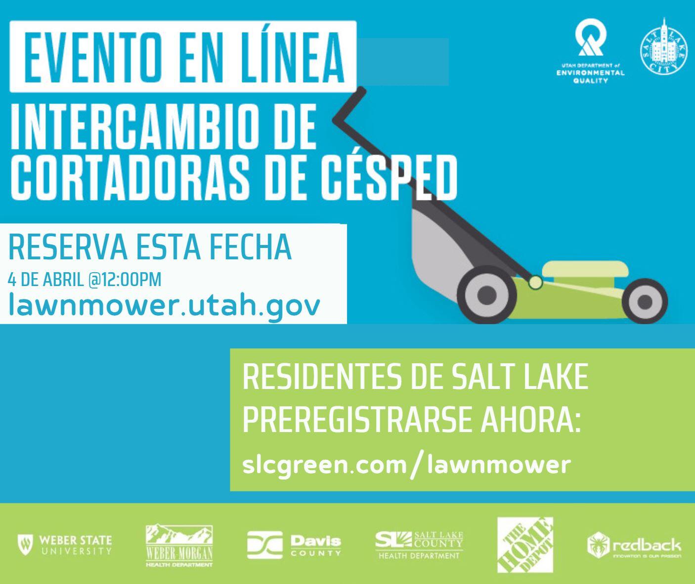 2022 Online Lawn Mower Exchange Opens Monday! (City of Salt Lake City) — Nextdoor — Nextdoor