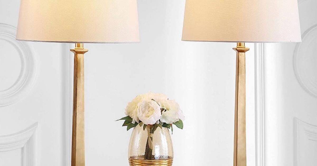 Safavieh Lighting Collection Andino Table Lamps—Set of 2 for 50 in Baton Rouge, LA For Sale