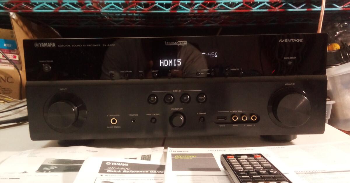 Yamaha ADVENTAGE RXA800 Receiver 7.2 9ch 665w TOP OF THE LINE SERIES