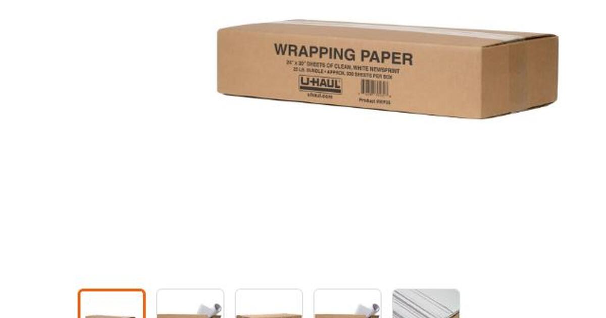 U Haul Packing paper (Moving supplies) for Free in Houston, TX Finds — Nextdoor