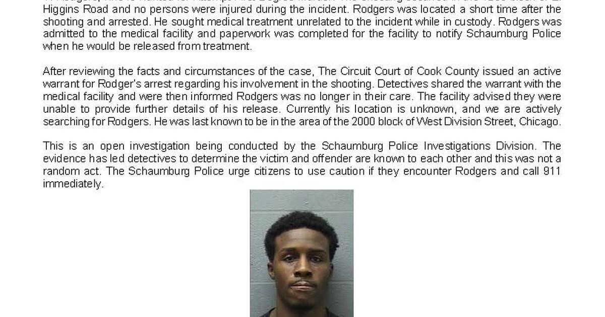 A Press Release From The Schaumburg Police Department Regarding The A press release from the schaumburg police department regarding the