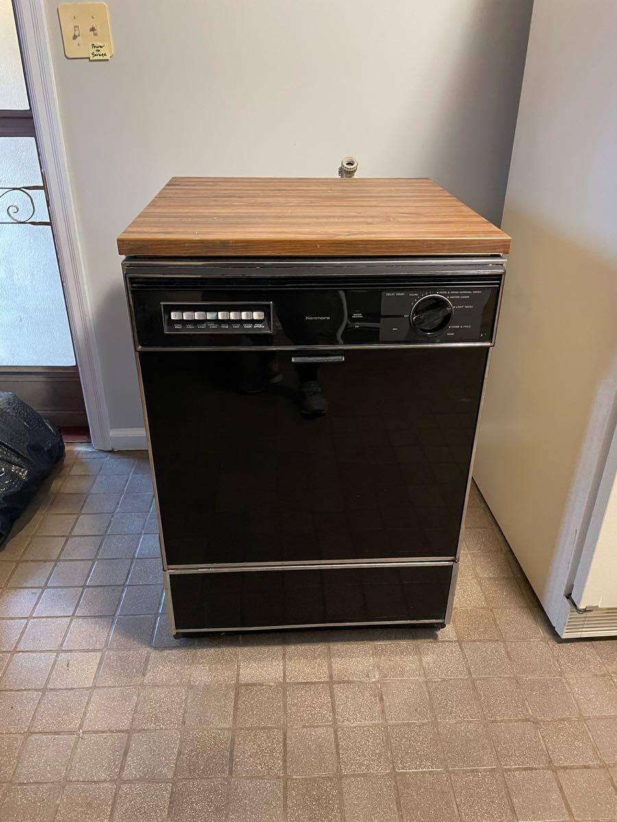 older kenmore portable dishwasher