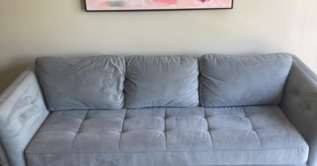 Grey Suede Sofa for 300 in Houston, TX Finds — Nextdoor