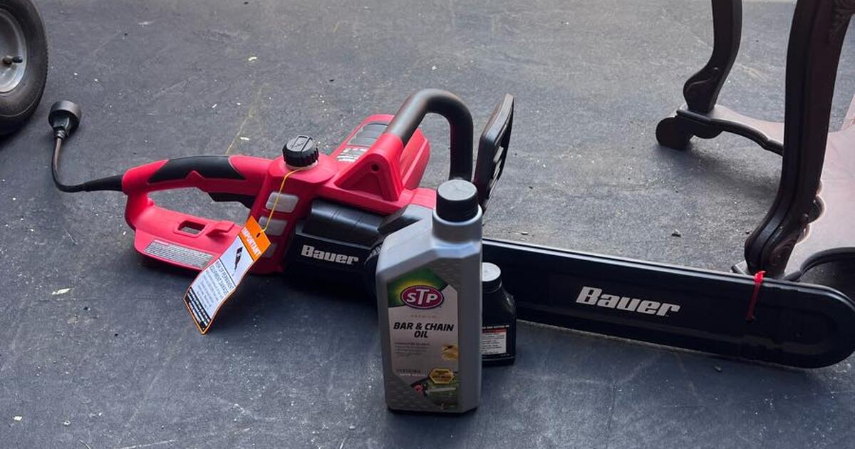 Brand new never used Bauer 16” electric chainsaw for 75 in Rochester