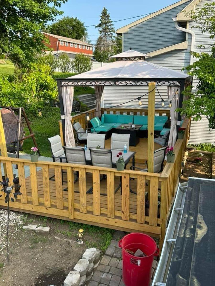 Sunjoy bradley gazebo frame 10x12 for 300 in Dillsburg, PA For Sale