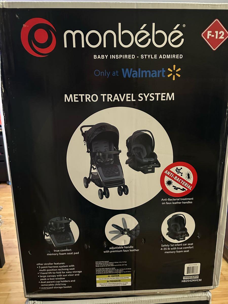 Brand new in box Monbebe Travel System Stroller & Infant Car Seat