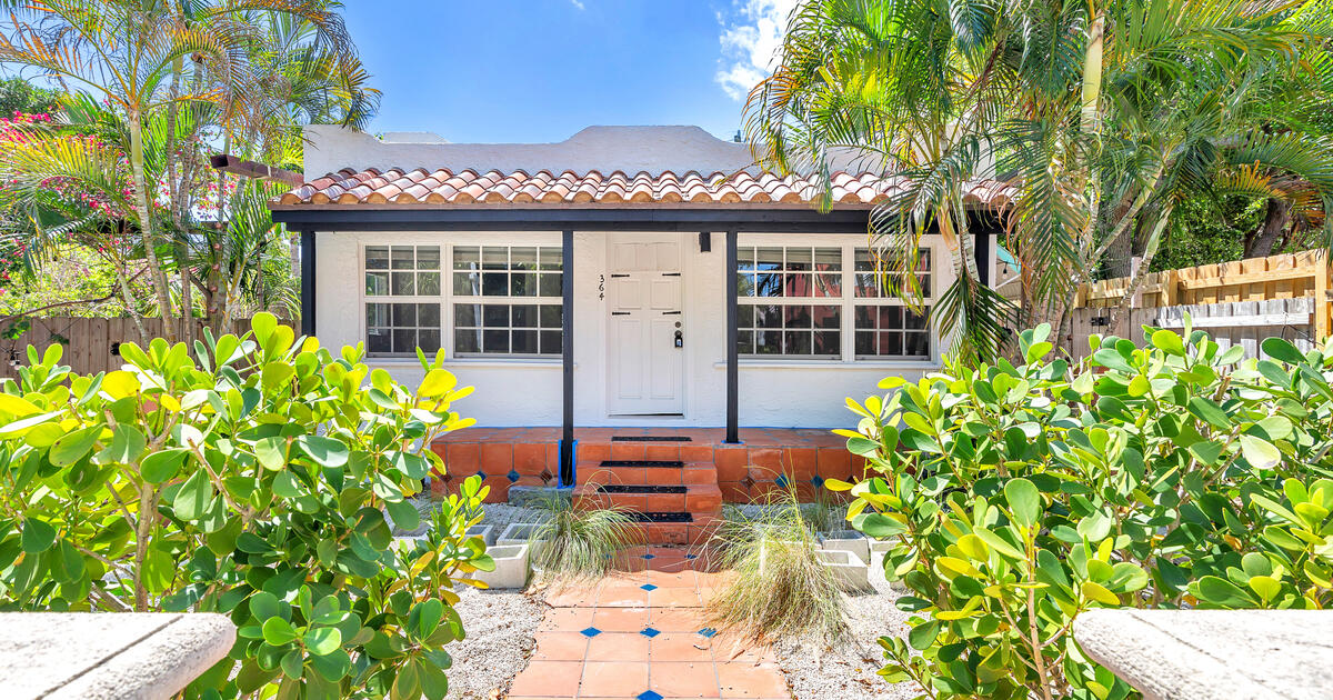 1920s Spanish Mission Cottage for Rent in SoSo for 2950 in West Palm