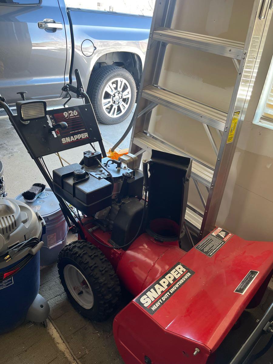 Snapper Heavy Duty 26” Snowthrower for 245 in Arvada, CO For Sale