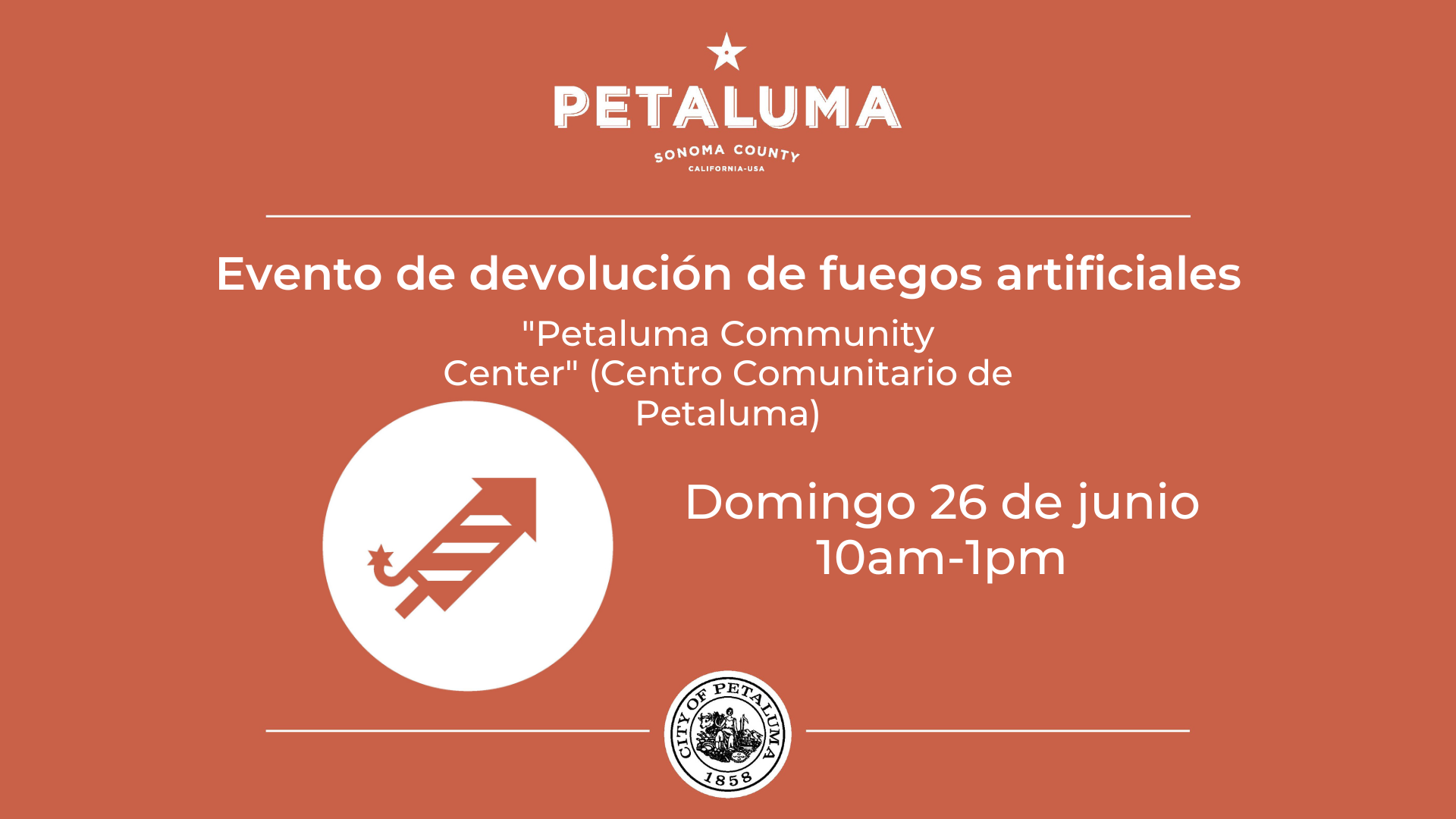 Fireworks Are Not Allowed In Petaluma Turn Yours In This Weekend El