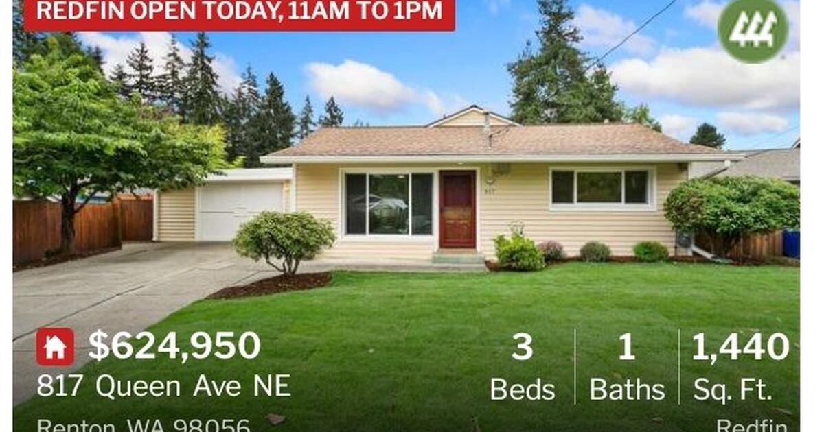 Fully Remodeled Starter Home In Renton Highlands! for 624950 in