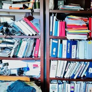 Solid Wood Bookshelf, Large, 12" Deep x 48" Wide x 7" Tall