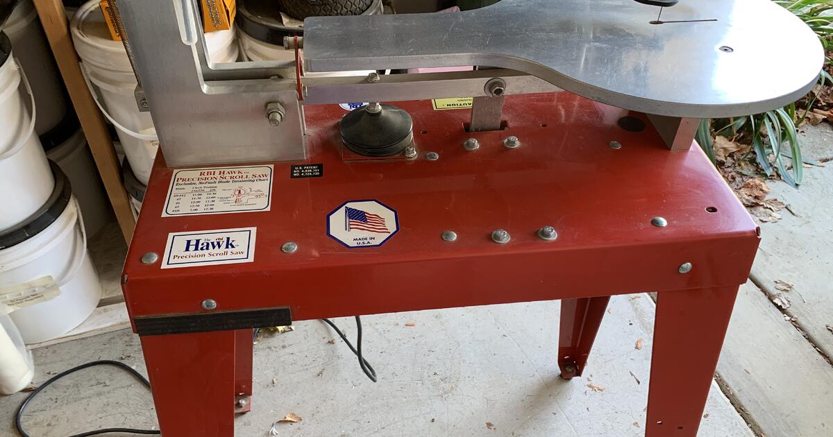 RBI Industries Hawk, Scroll Saw 220vs, 110v, made in USA for 150 in