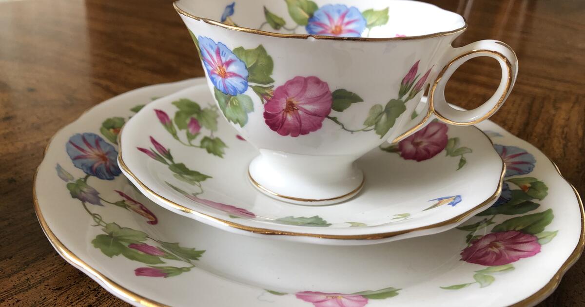 Embassy Ware Floral Pattern Bone China Fondeville England for $75 in ...