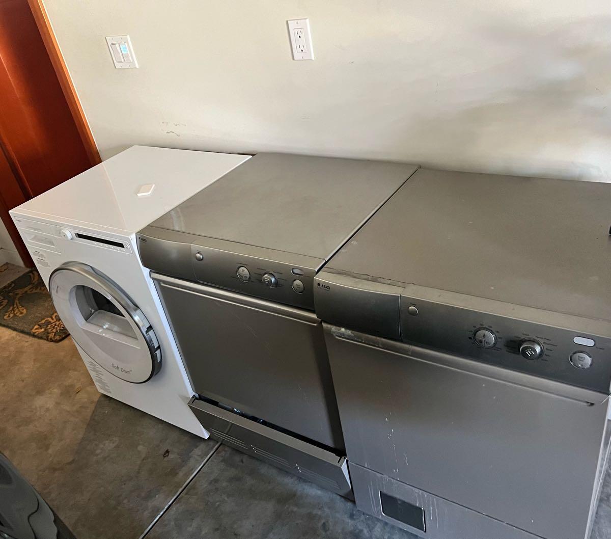 ASKO (Sweden) Washer and TWO dryers SET for Free in Portland, OR For Sale & Free — Nextdoor