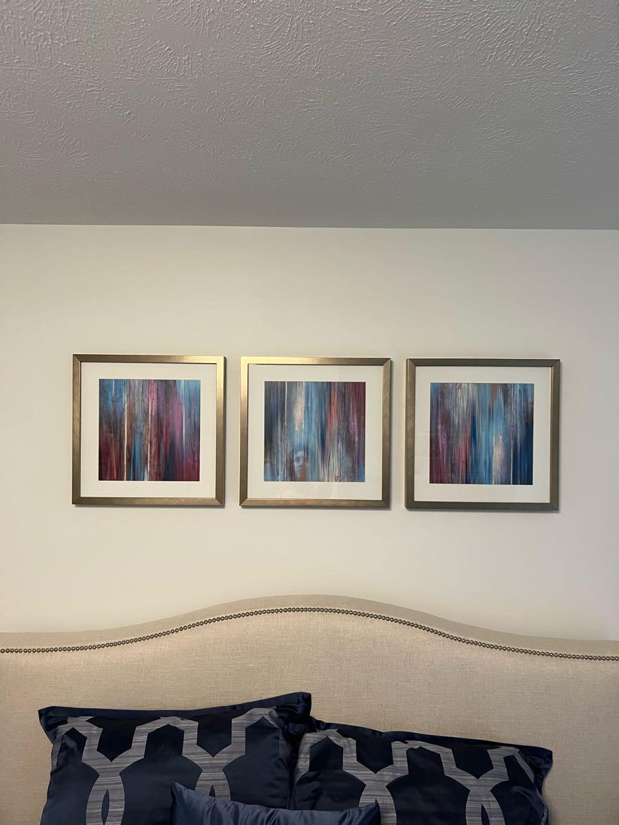 Set of three abstract color prints. for 30 in Omaha, NE For Sale