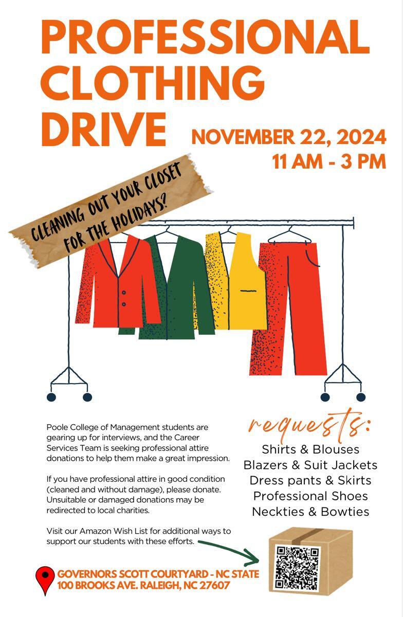 Professional Clothing Drive