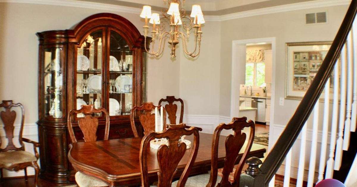 Dining room table, 10 chairs and China for 800 in Loveland, OH