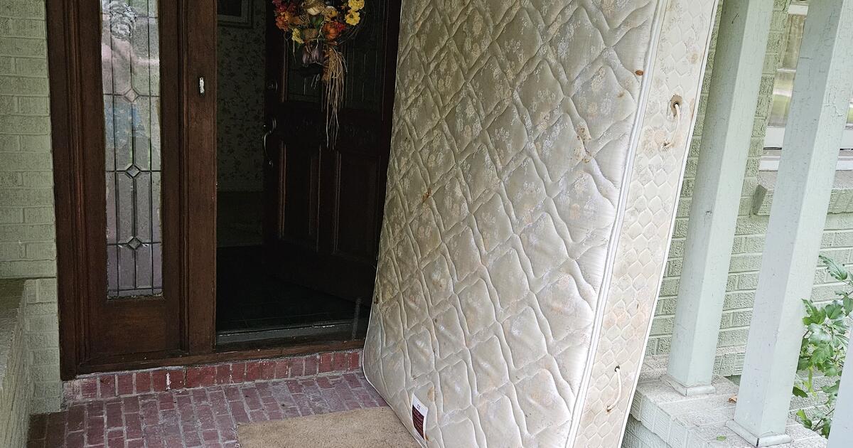 Queen size Sealy mattress (Porch Pickup) for Free in Shreveport, LA