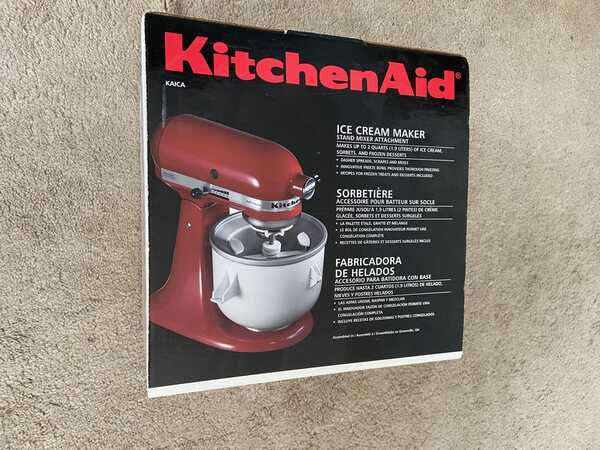 KitchenAid Ice Cream Maker Attachment KAICA For 30 In Raleigh NC For Sale Free Nextdoor