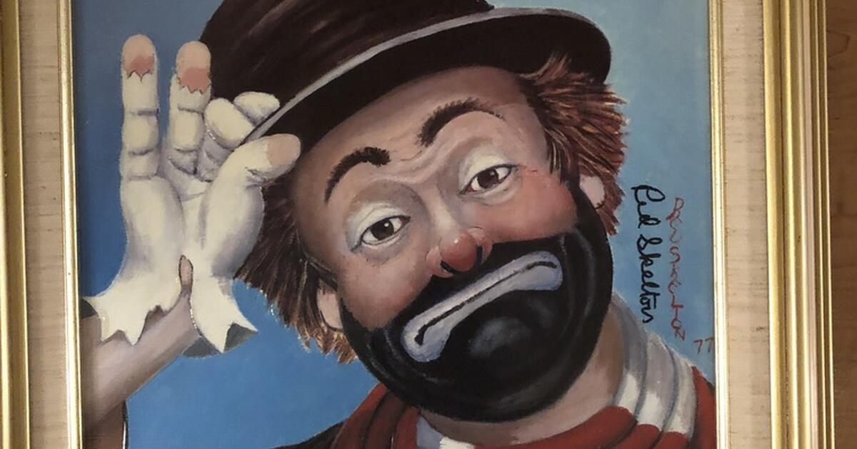 Signed Red Skelton Art for 455 in Cumberland Foreside, ME For Sale