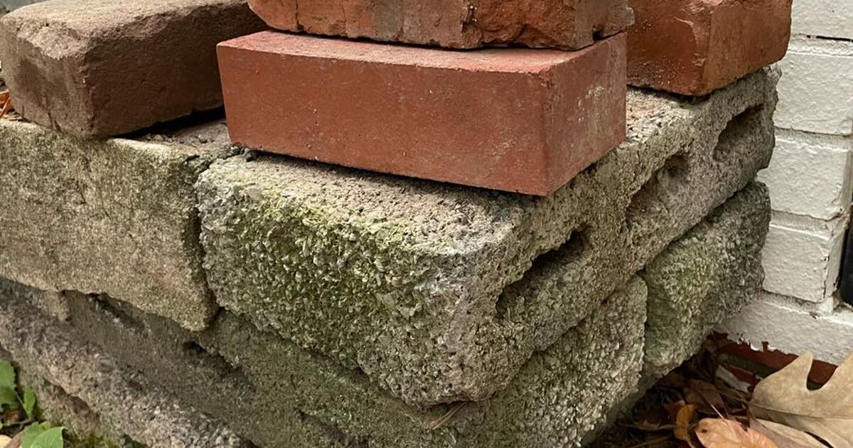 A few bricks and cement blocks FREE for Free in Greensboro, NC | Finds ...