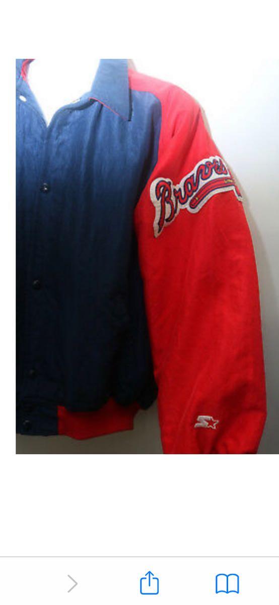 VINTAGE BRAVES BOMBER JACKET for Sale in Costa Mesa, CA