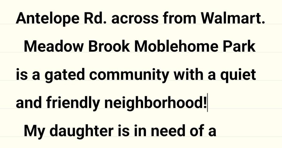 Room For Rent for 800 in Roseville, CA For Sale & Free — Nextdoor