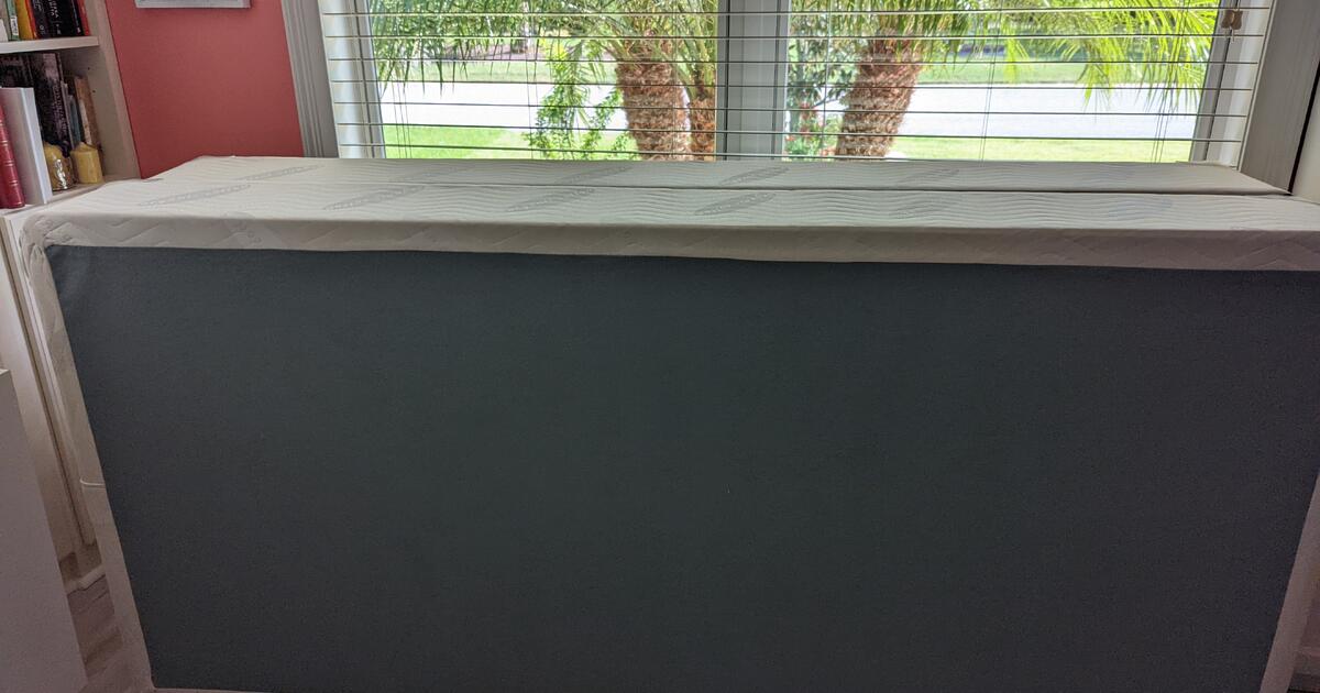 Saatva Organic Box Spring 2 piece 9 Inch height for 50 in The Villages