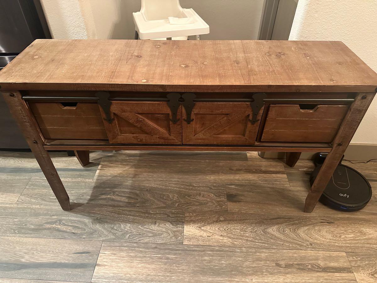 Console table for $100 in Montgomery, TX | For Sale & Free — Nextdoor