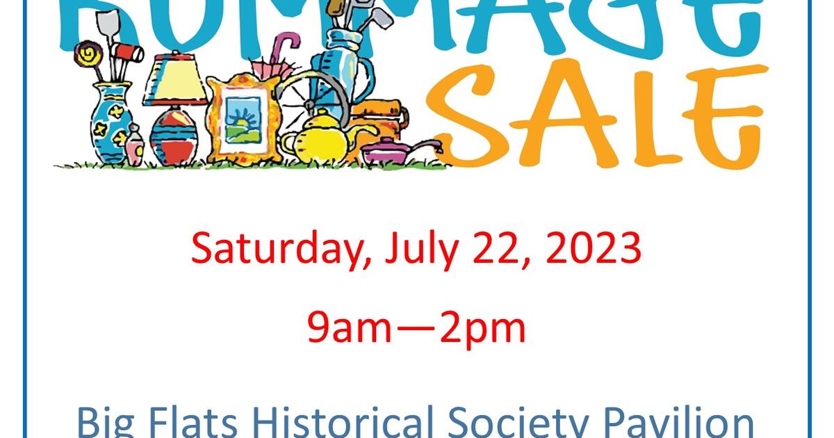 HUGE Rummage Sale Saturday July 22nd for 1 in Elmira, NY Finds