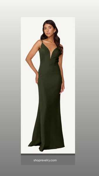 Bridesmaid Dress: Camilla Crepe Revelry Dress (Deep Olive Green) For $70 In Charlotte, NC | For Sale & Free Nextdoor Bridesmaid Dress: Camilla Crepe Revelry Dress (Deep Olive Green) For $70 In Charlotte, NC | For Sale & Free Nextdoor