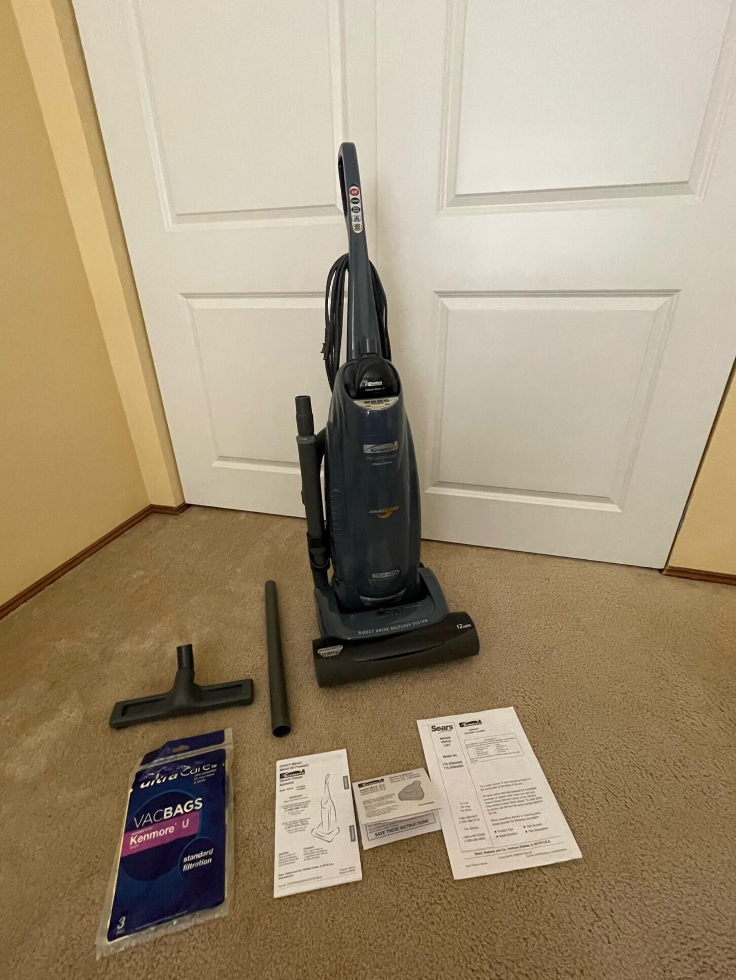 kenmore progressive direct drive intelliclean vacuum