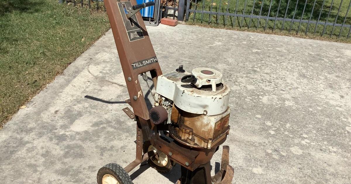 Garden Tiller brand is Tiller Smith Magna for 25 in New Braunfels, TX