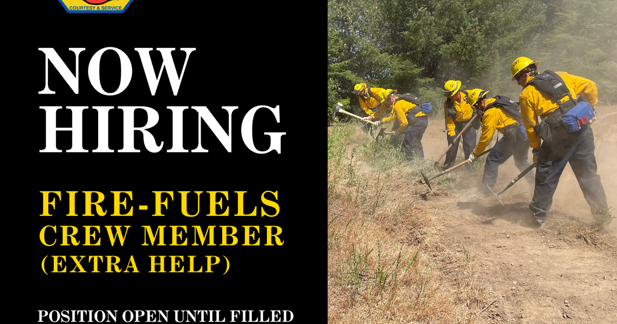 We have an entrylevel Fire Fuels Crew Member recruitment open in our Wildfire Resilience
