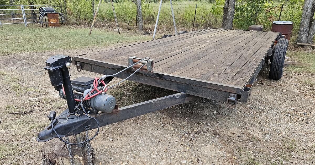 18 Ft Car Hauler With Winch for 3150 in Longview, TX For Sale & Free