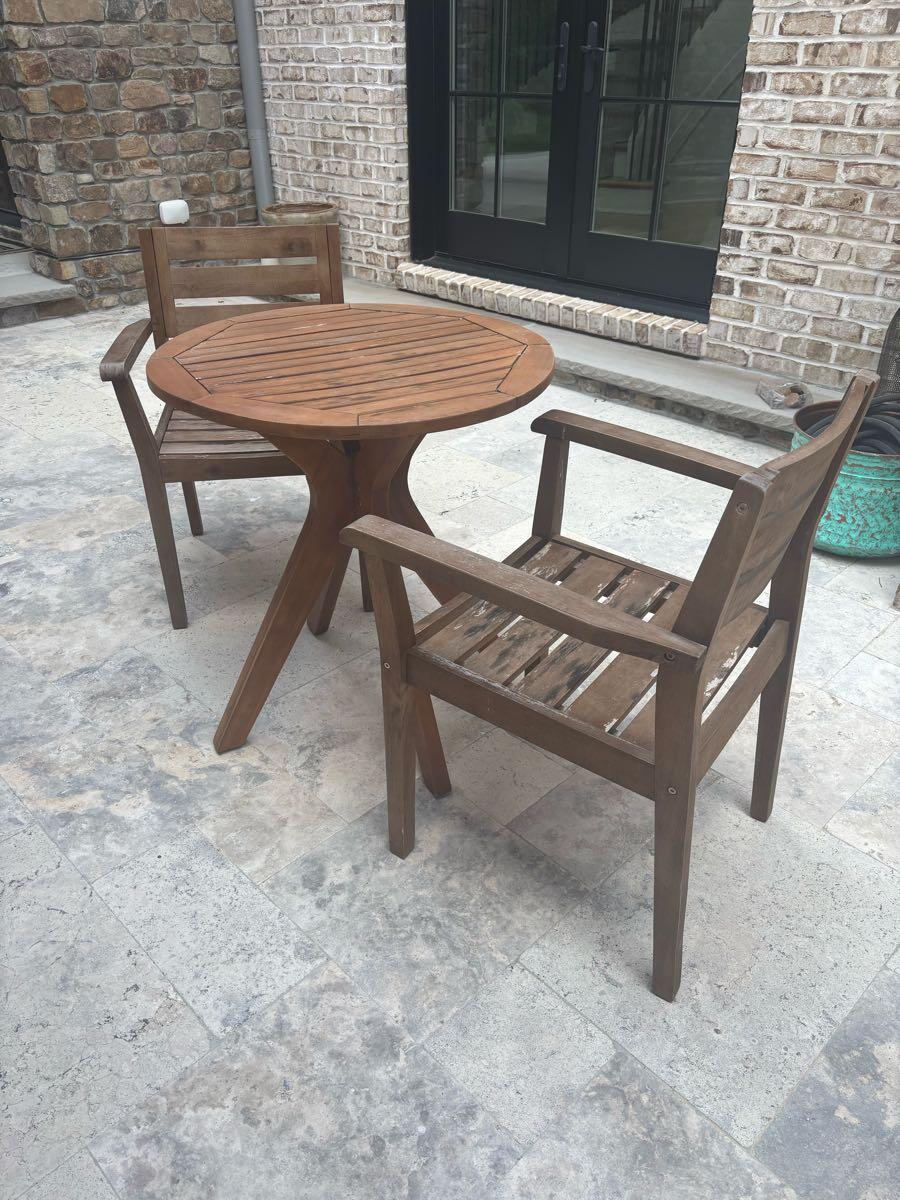 Teak Bistro set