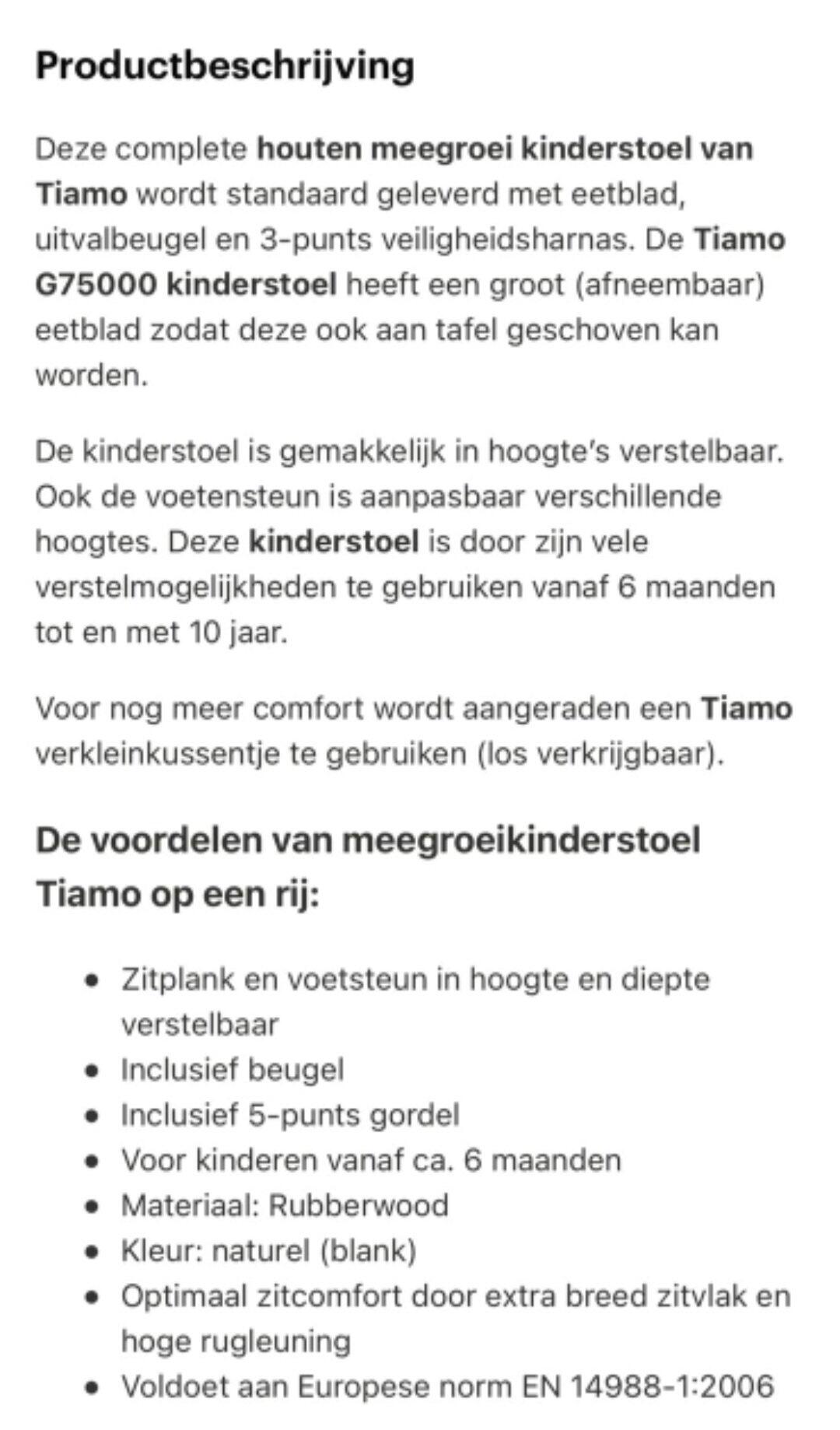 been microfoon trainer Tiamo Meegroei Kinderstoel Voor 25 € In Woerden, UT | Gratis/Te Koop —  Nextdoor