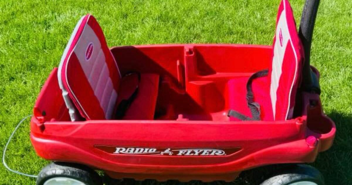 RADIO FLYER 2 Seat Wagon For 65 In Burlington WI For Sale Free radio-flyer-2-seat-wagon-for-65-in-burlington-wi-for-sale-free